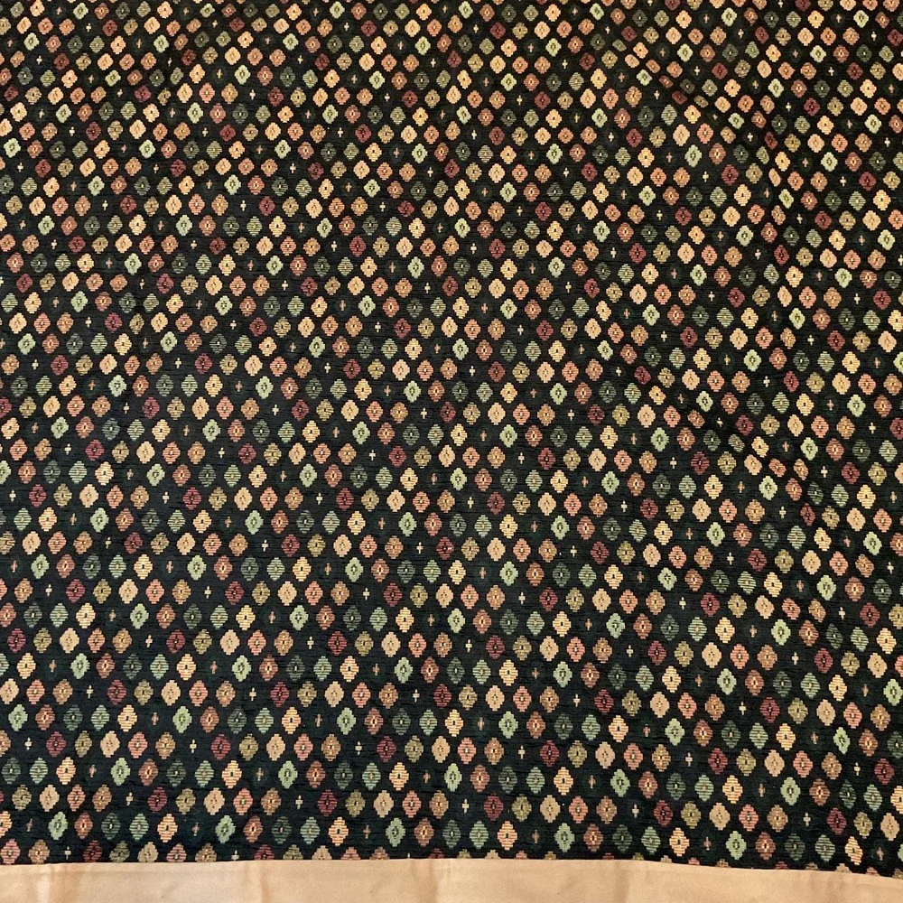 Vtg Woven Jacquard Tablecloth 56